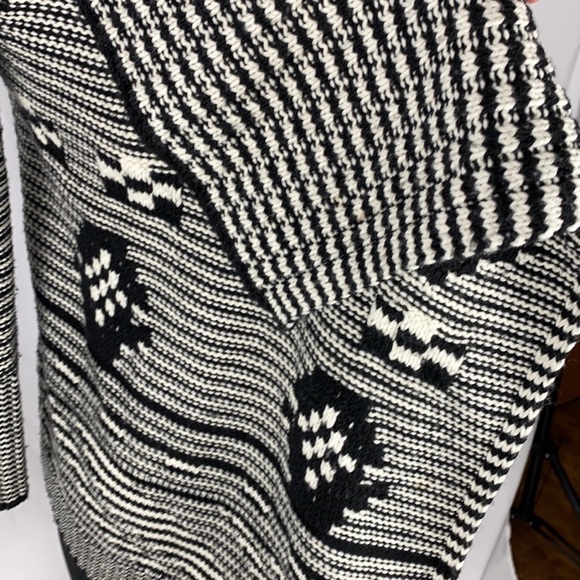 Gap bohemian wool blend oversized drape front cardigan-size XS - Picture 4 of 7